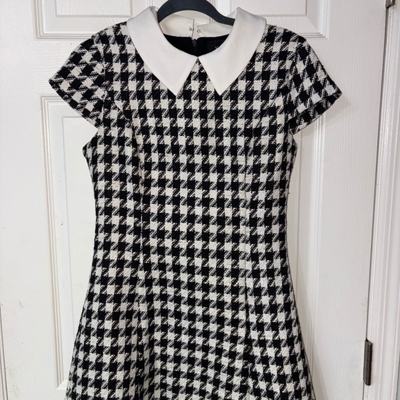 Vici Dresses & Skirts - HOUNDS TOOTH COLLARED DRESS
